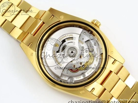 Best AAA Replica Sites Bezel ARF 228238 Crystal Diamonds Bracelet DayDate WrinkleFree 40 YG President VR 1550 on Steel 904L 0123